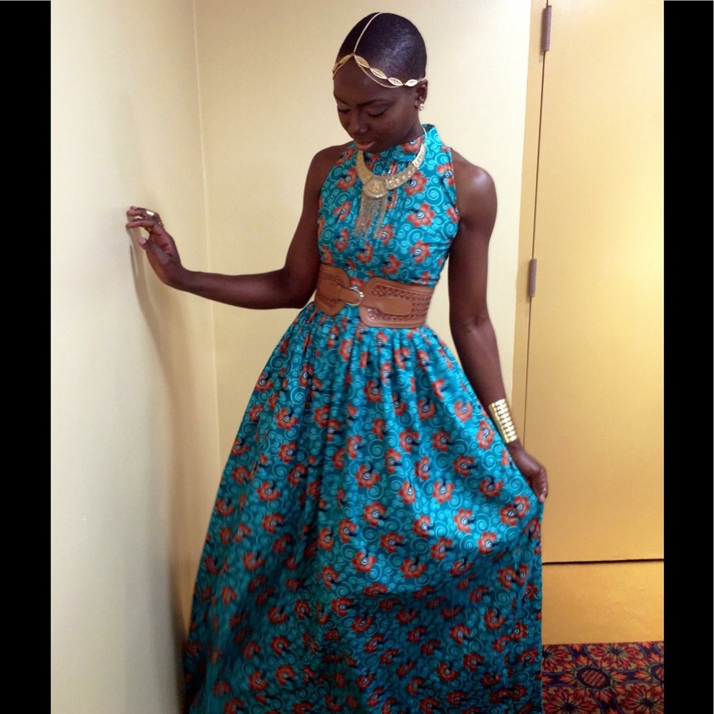 CUSTOM-MADE ANKARA MAXI DRESS AND 2PC PANT SUIT